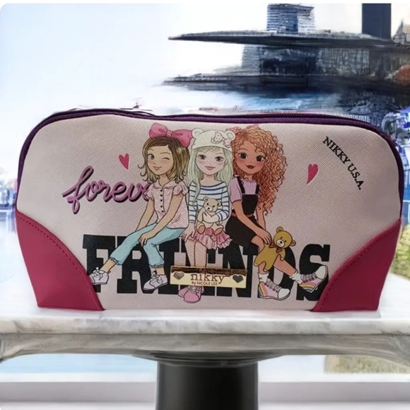 Nicole Lee Cosmetic Pouch Best Friends - Picture 3 of 7